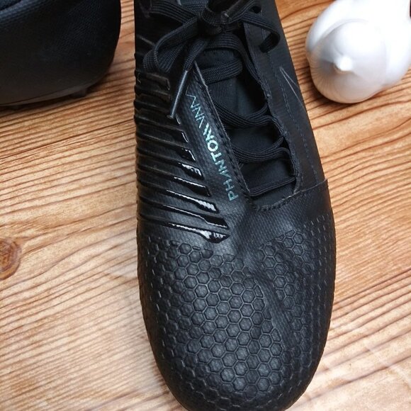 NIKE PHANTOM VENOM club FG black soccer cleats men's size 11.5 - Picture 6 of 10